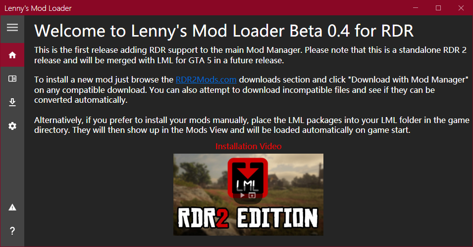 [LML] Red Dead Redemption 2 Lenny's Mod Manager (Lenny's Mod Loader ...