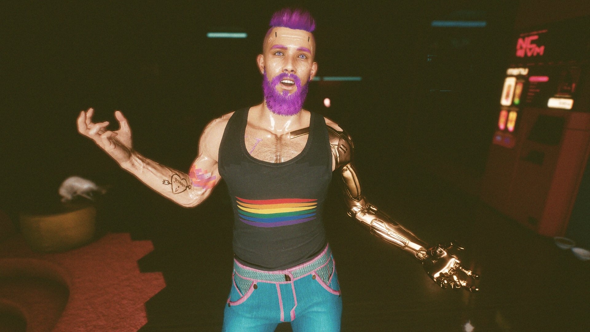 Pride shirt Cyberpunk 2077 Mods