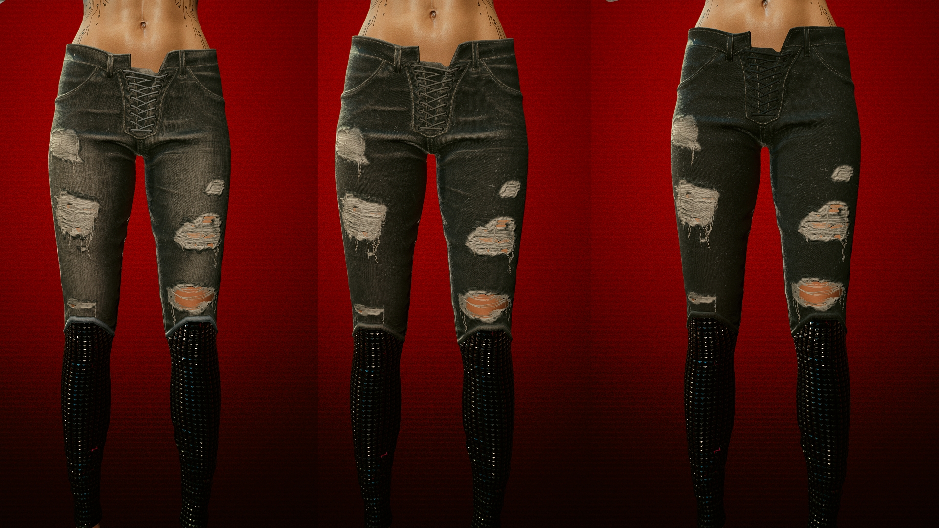 ALT trousers 72 versions - Cyberpunk 2077 Mods