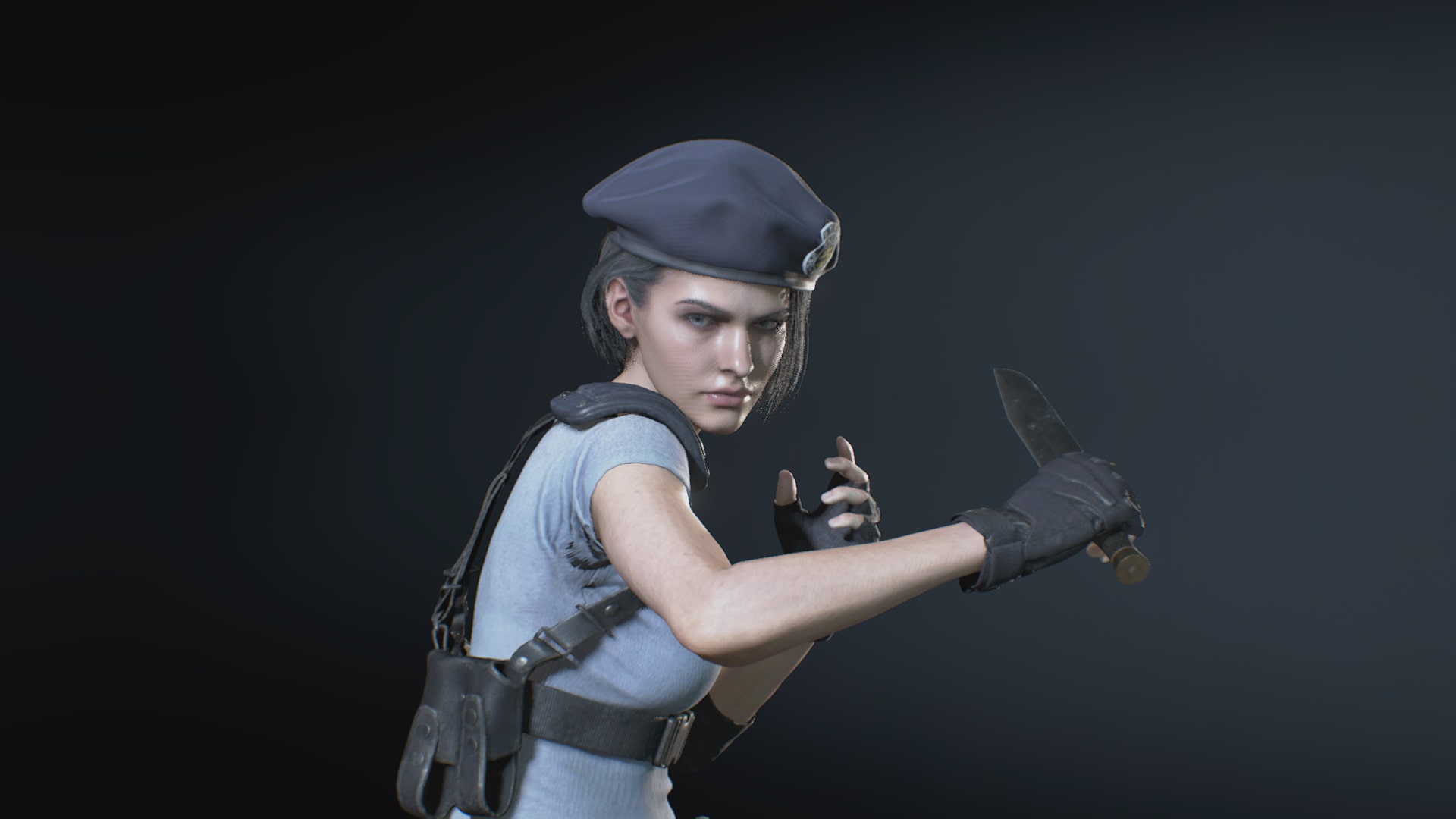 Jill's New Face (Sasha) Alpha - Pure Black - Resident Evil 3 Remake Mods