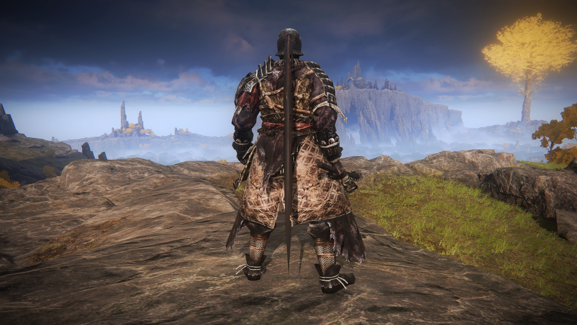 Sir Alonne's Armor Set with Weapon - Elden Ring Mods