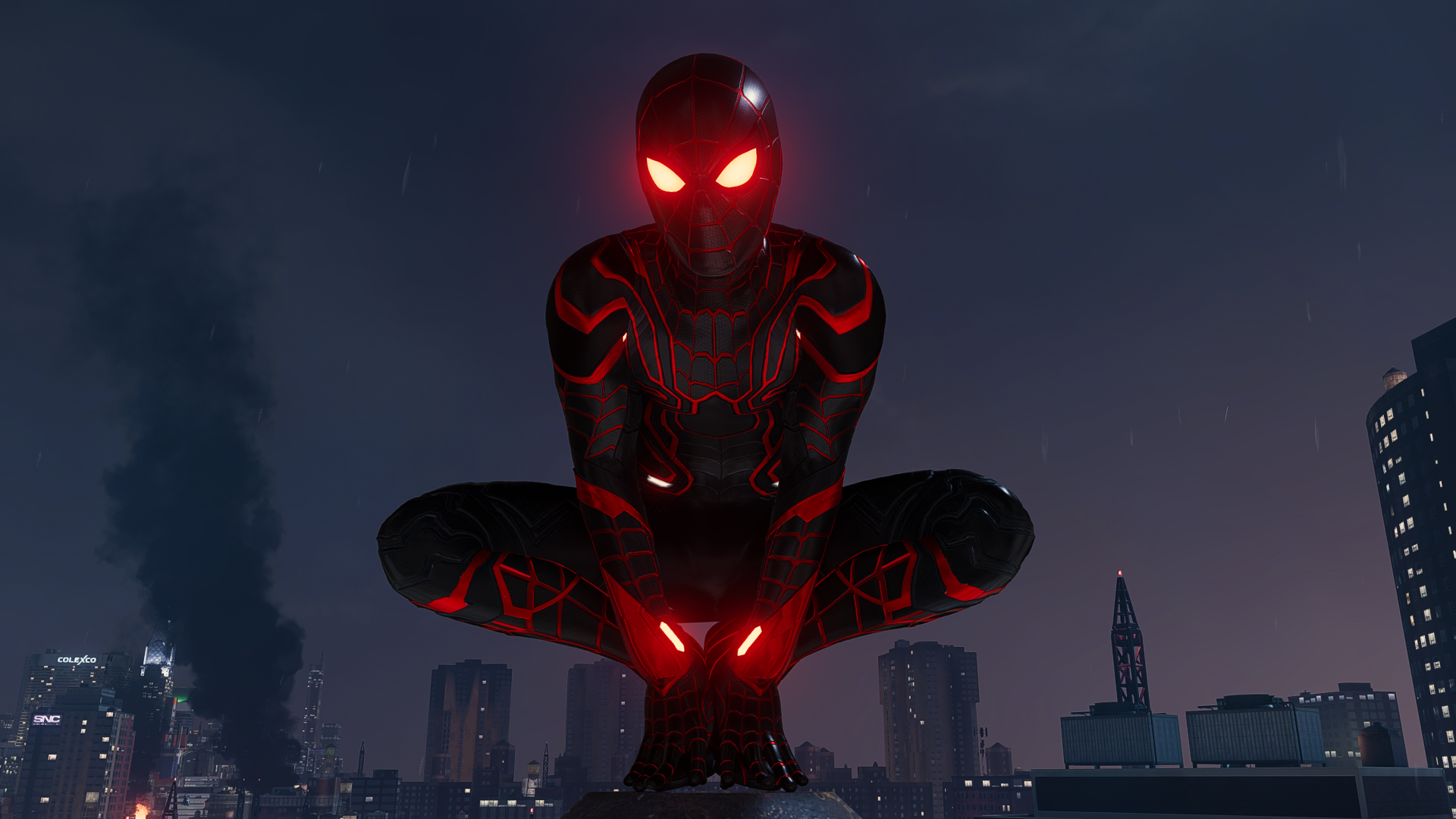 Miles Morales Style in Iron Suit Marvel’s SpiderMan Remastered Mods