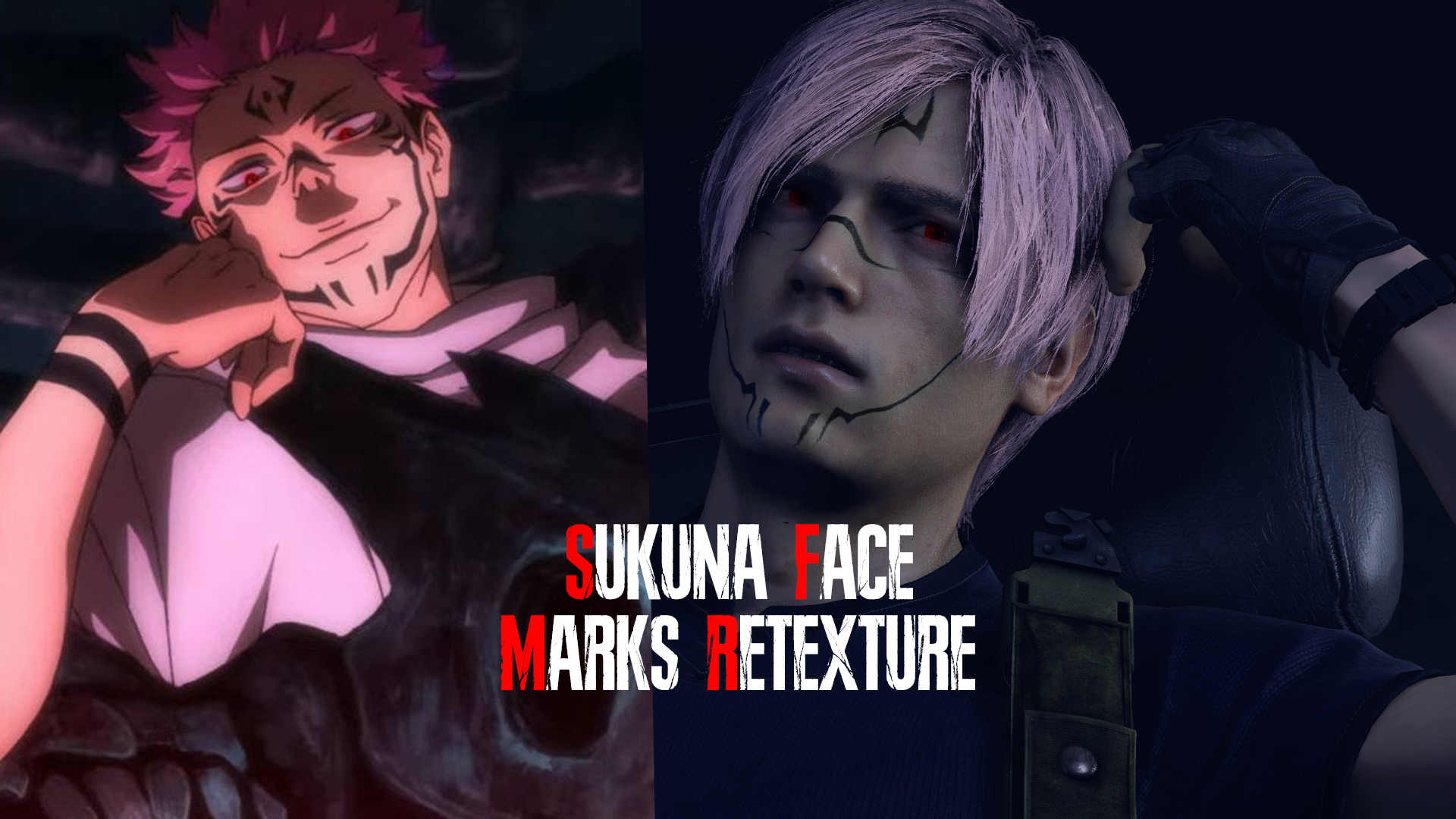 Sukuna Face Marks Retexture - Resident Evil 4 Remake Mods