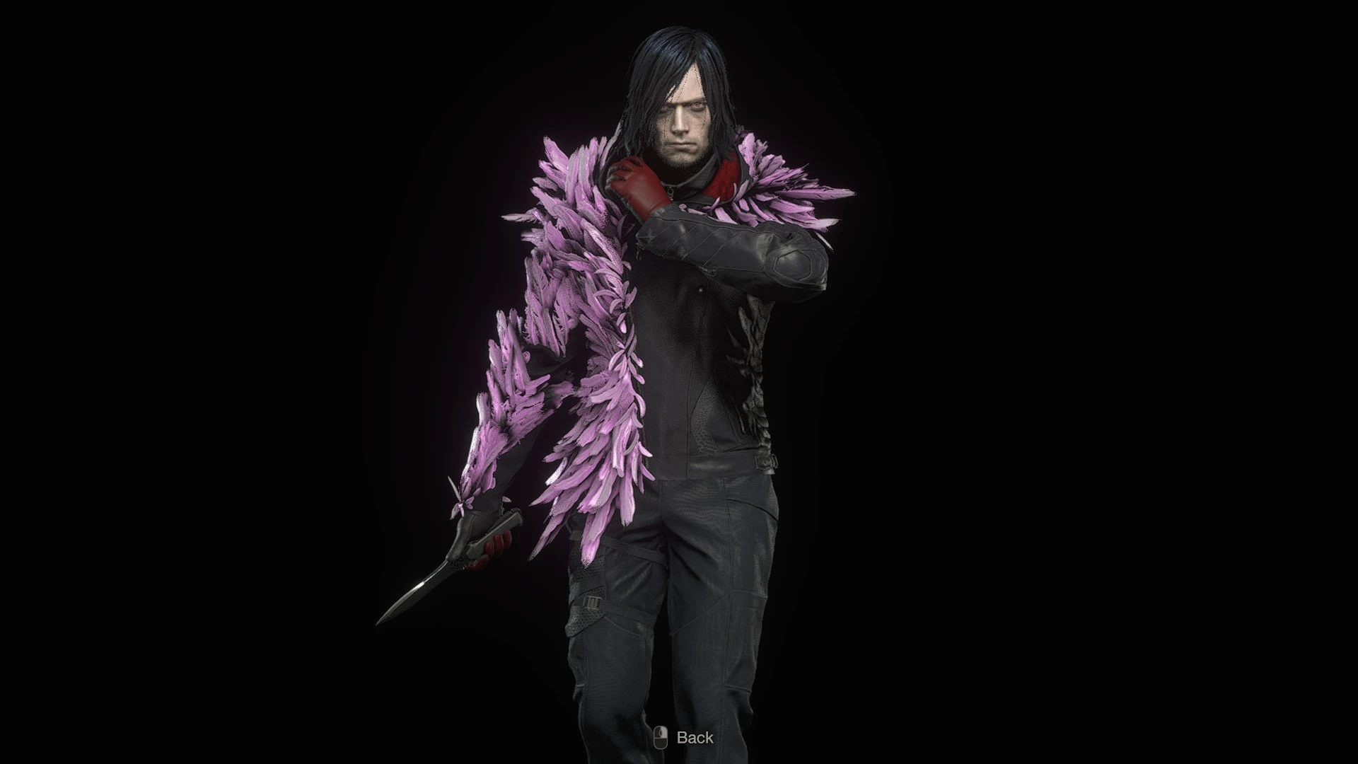 Pink Feathers for Villain Costume - Resident Evil 4 Remake Mods